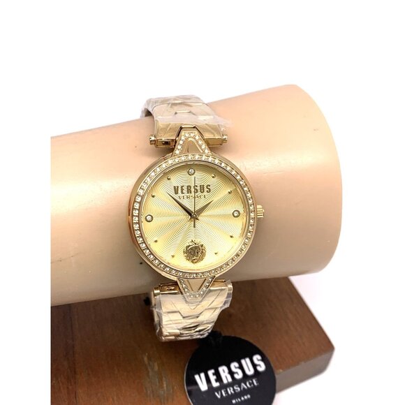 Versus by Versace Women's Watch VSPCI5421 Quartz Gold Stainless Steel 34mm - Picture 11 of 14